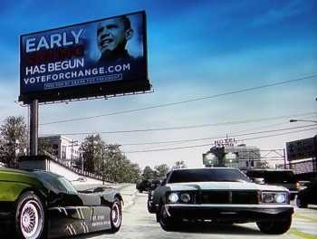 Burnout Paradise and Obama product placement example