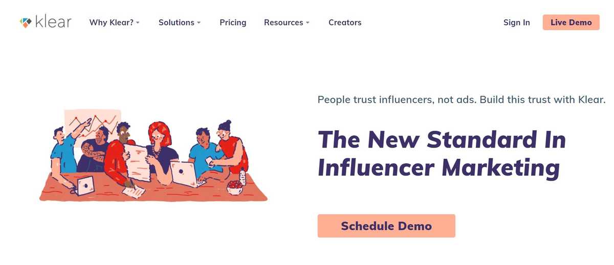 Klear influencer marketing platform