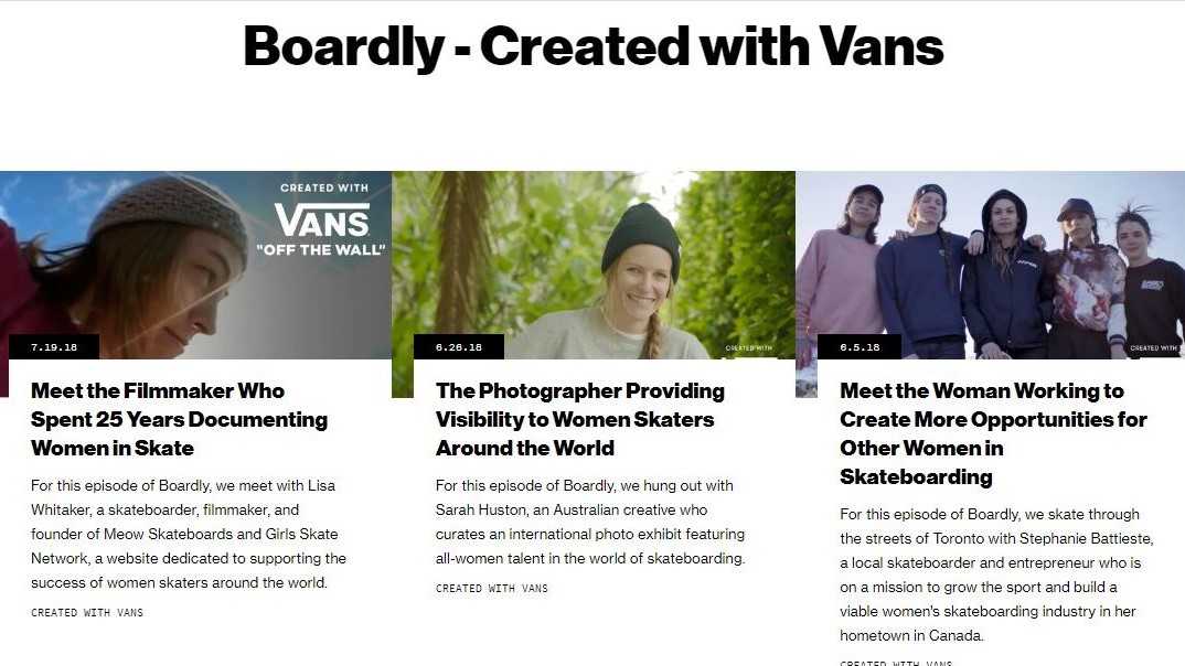 VICE and Vans content marketing partnership