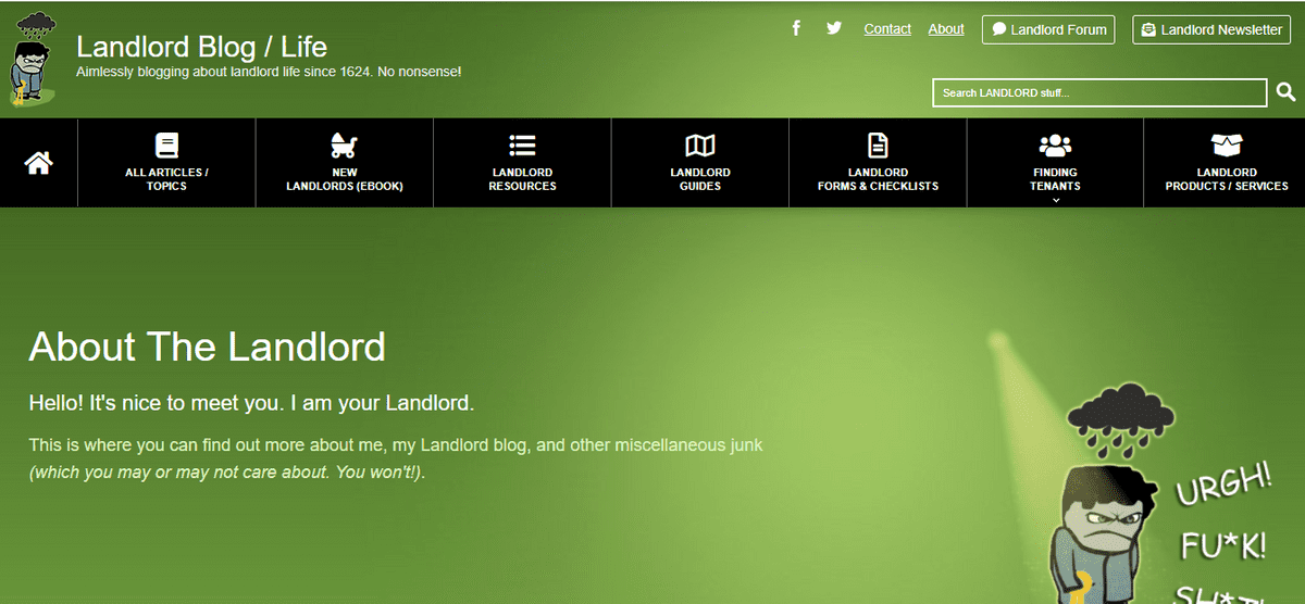 The landlord affiliate website