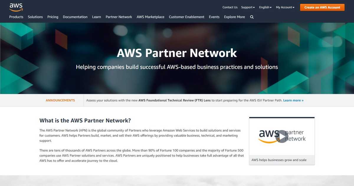 AWS partners ecosystem