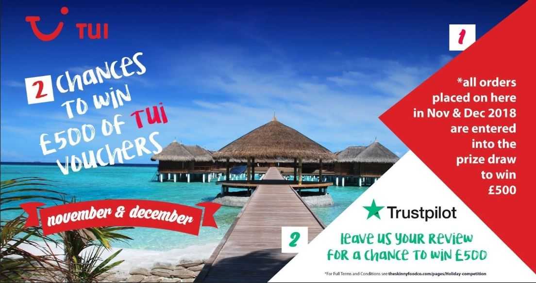 TUI and The Skinny Food Co incentive marketing example