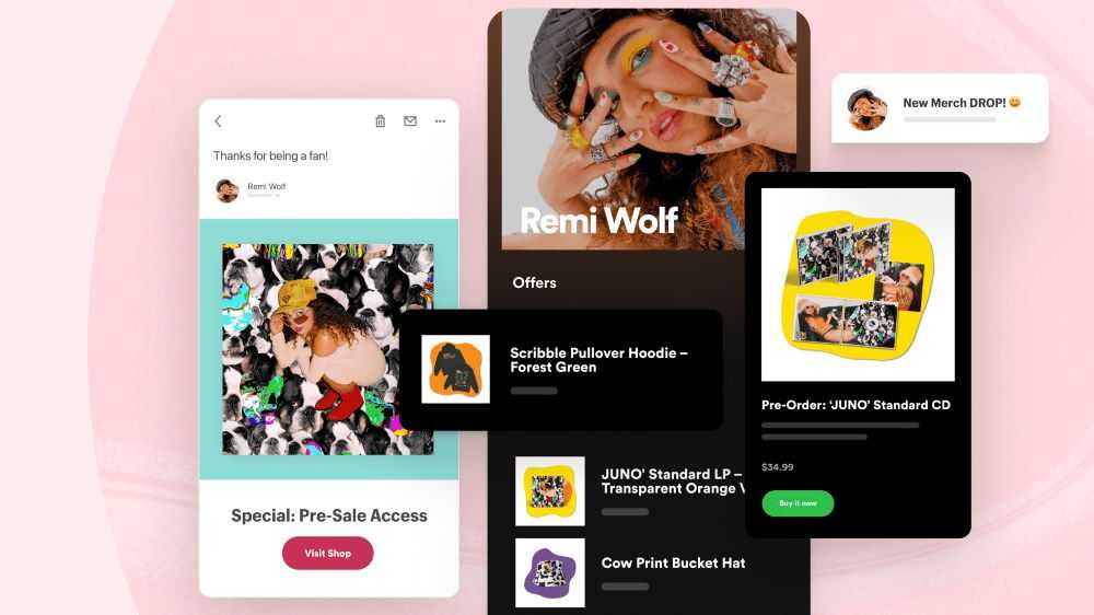 Shopify and Spotify partnership news
