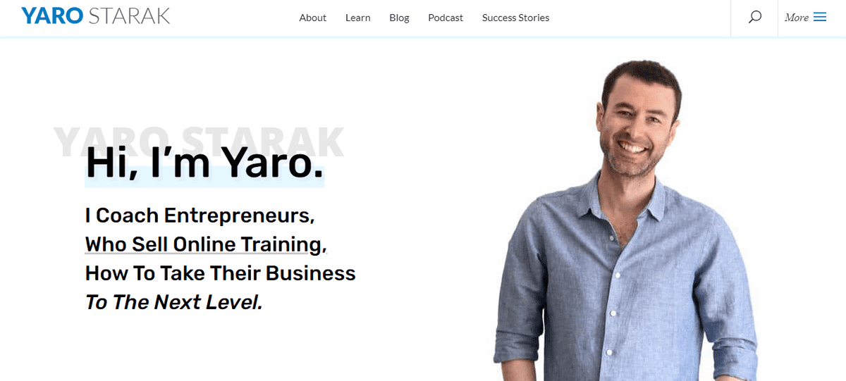 Yaro Starak affiliate website