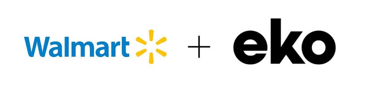 Walmart and Eko joint venture logos